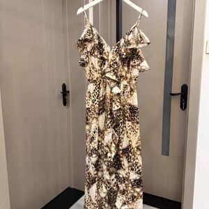 Leopard Print Maxi Dress